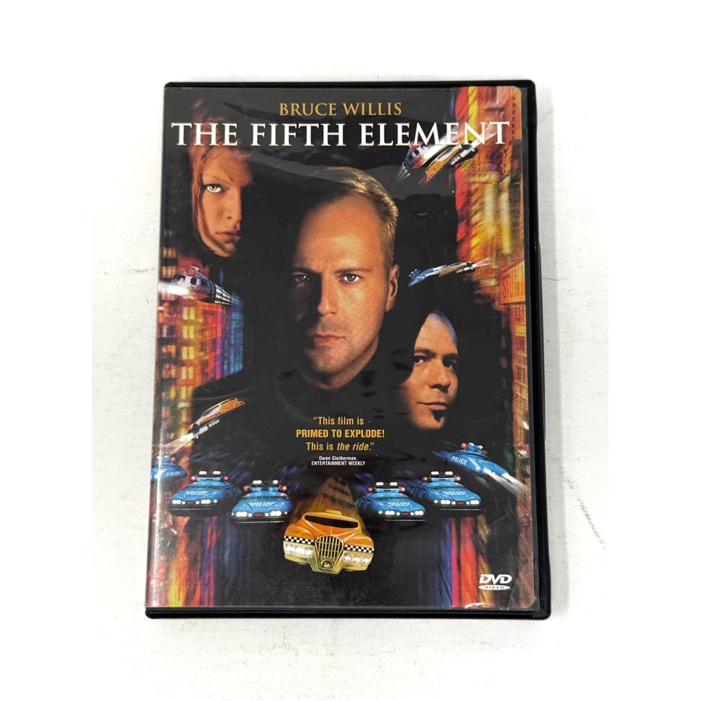 The Fifth Element DVD 1997 Bruce Willis Milla Jovovich Sci-Fi Widescreen